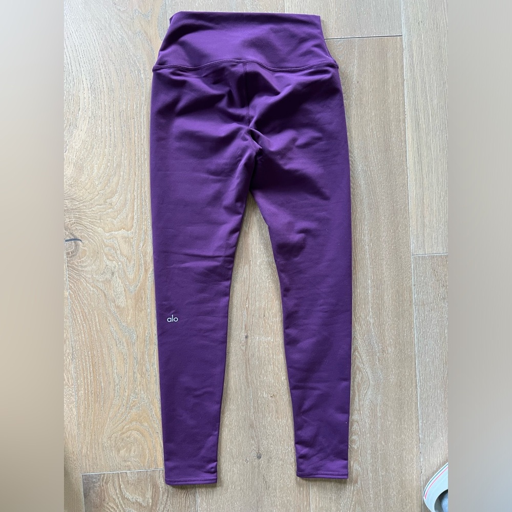Alo Yoga Dark Plum High-Waist Airbrush Legging - Picture 4 of 5
